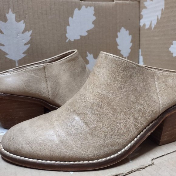 BEAST Western Mule Pointy Toe Block Heel Slip-On Size 6 Inside heel o - Picture 6 of 9